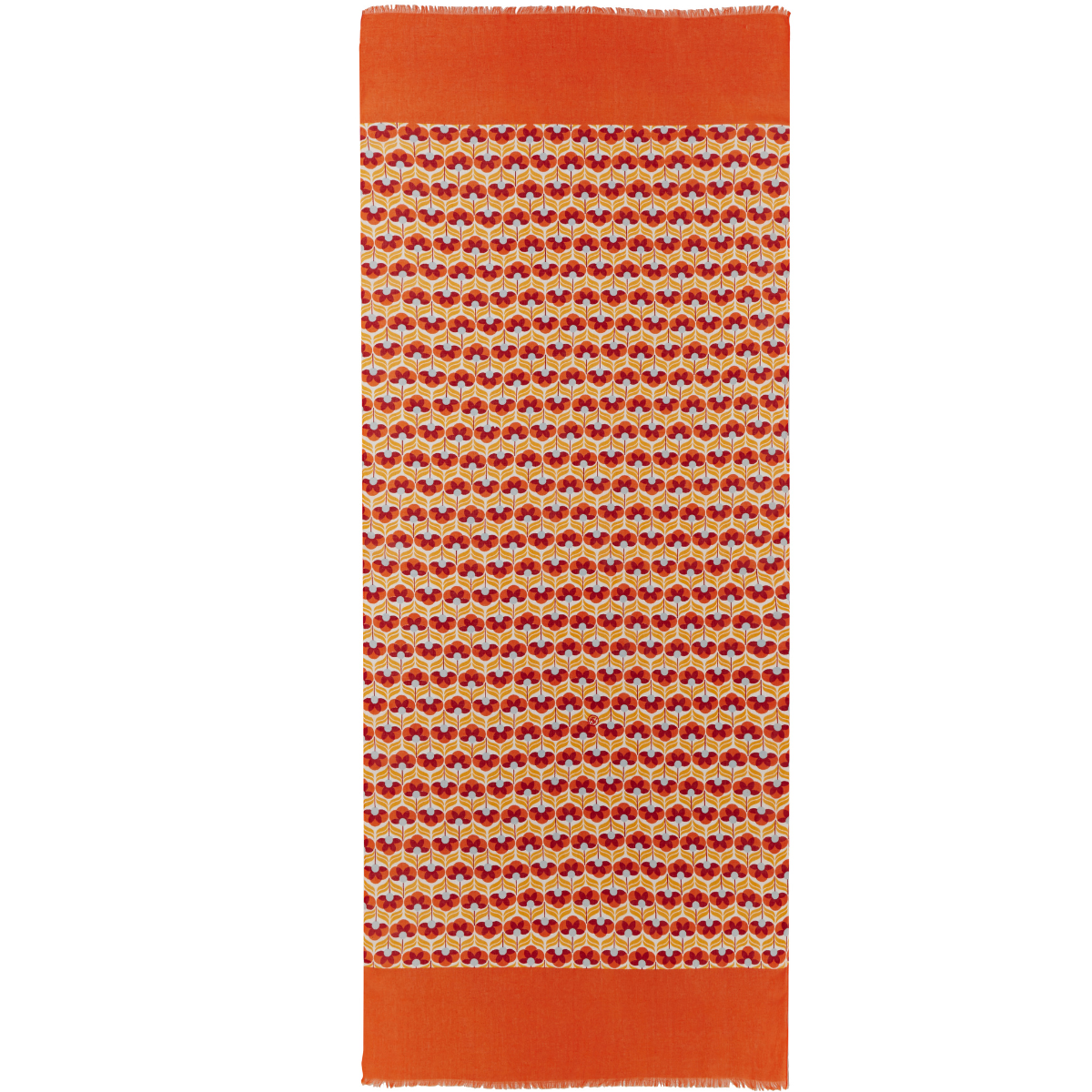 AV08 PARIS - Wholesale Scarf - Unisex - NAMIB MEN'S SCARF – ORGANIC COTTON – ORANGE PRINT5