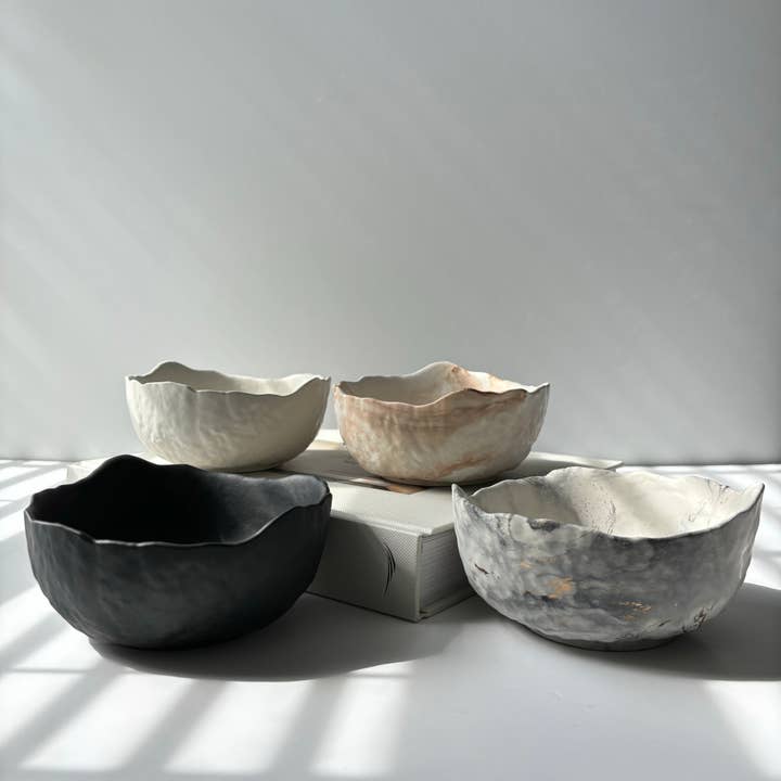 Fancy Concrete - Wholesale Decorative Plate/Dish/Bowl - Daso Textured Bowl