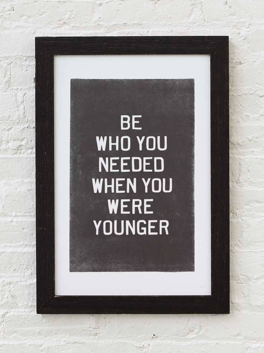 Old Try - Wholesale Art Print - Be Who You Needed2