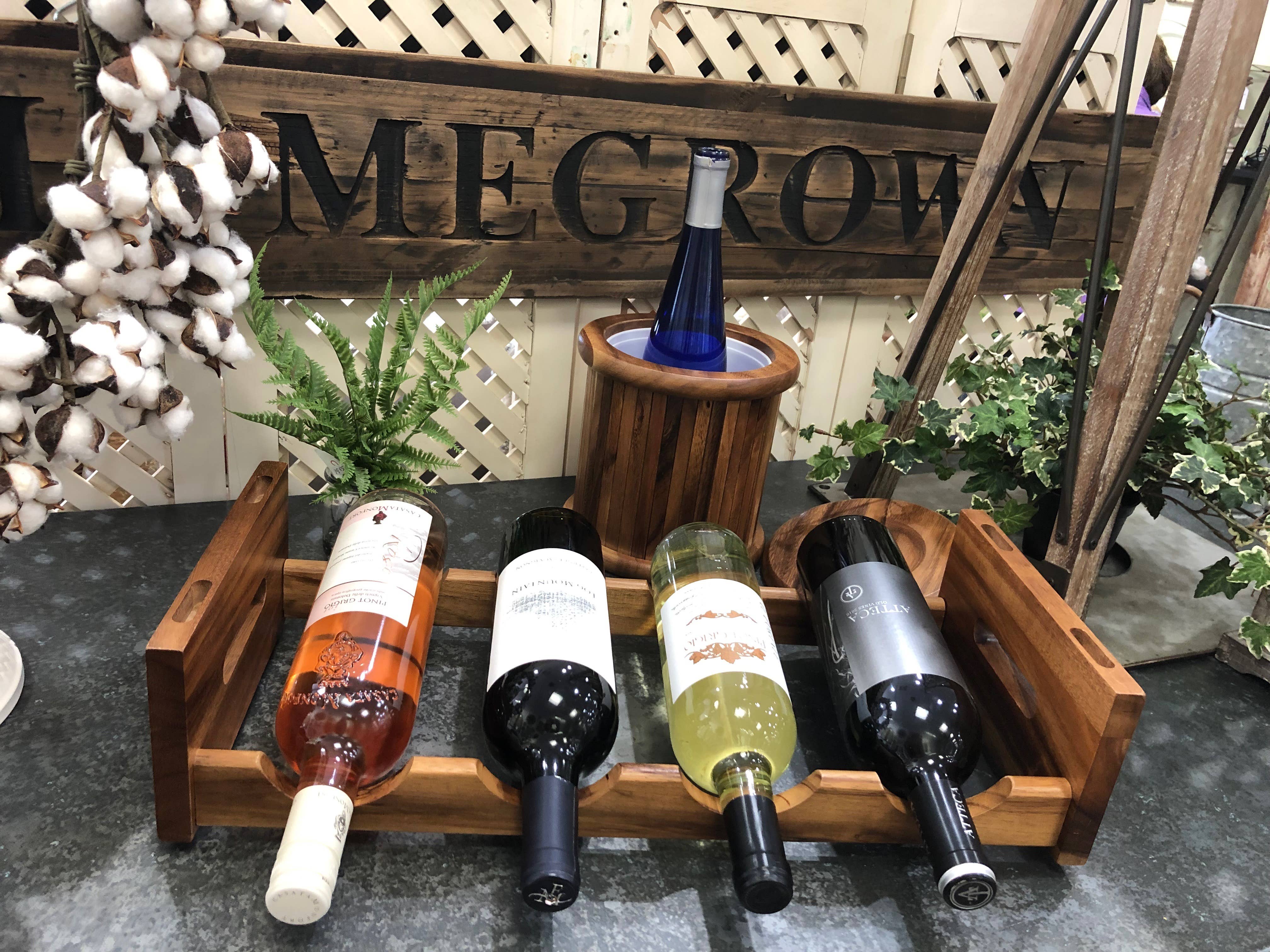 Kalmar Home - Wholesale Wine Rack - 4 Bottle Stackable Wine Rack - 4066