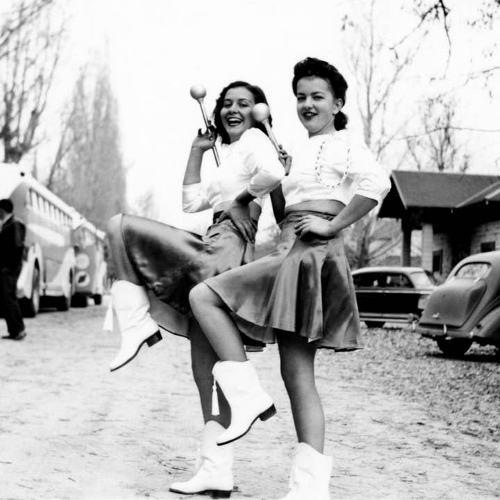 The Retrospect Group Collection - Wholesale Everyday Greeting Card - Baton Twirlers0