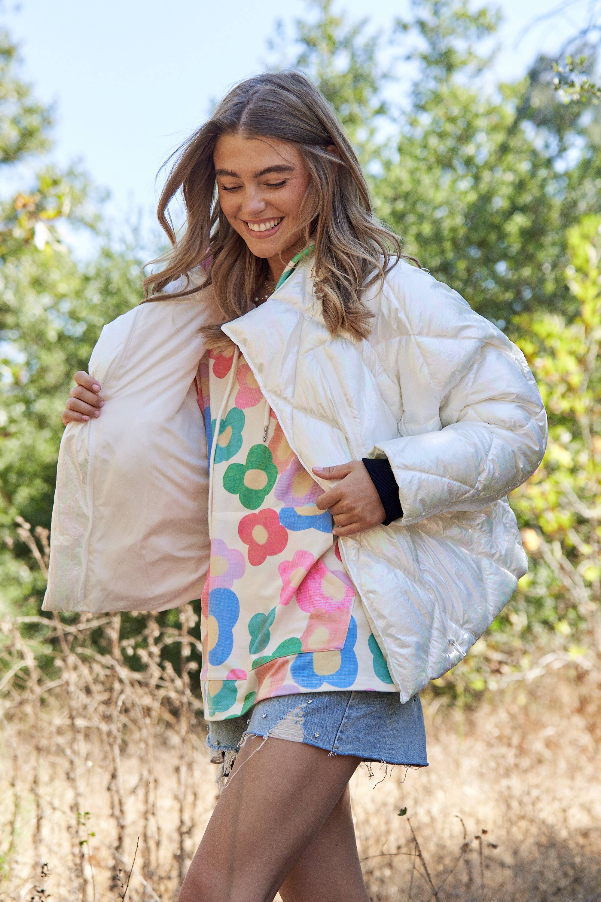 Winter Mock Neck Puffer Jacket for wholesale on Faire10