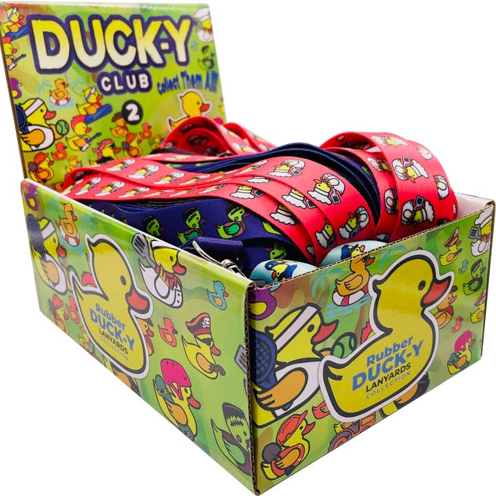 Duck-Y Lanyards Mix #2 36-Unit Display for wholesale by ET Products