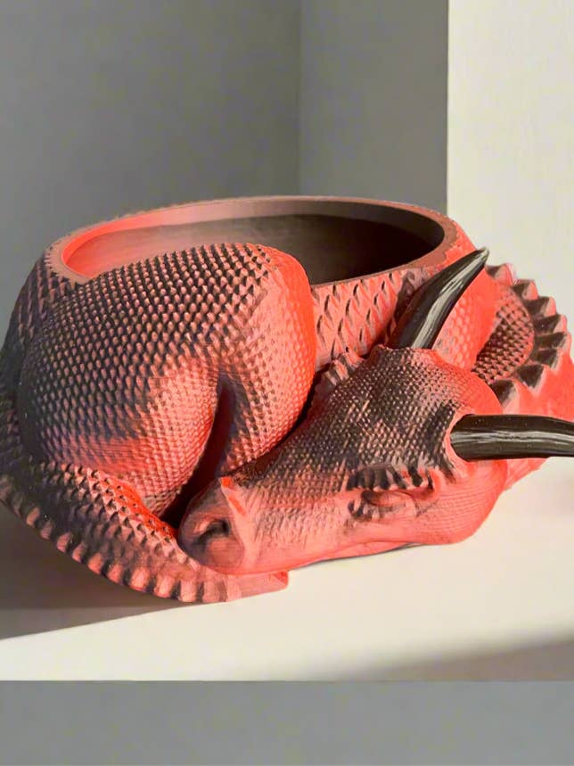 Sleeping Dragon Planter for wholesale by Genetic Designs