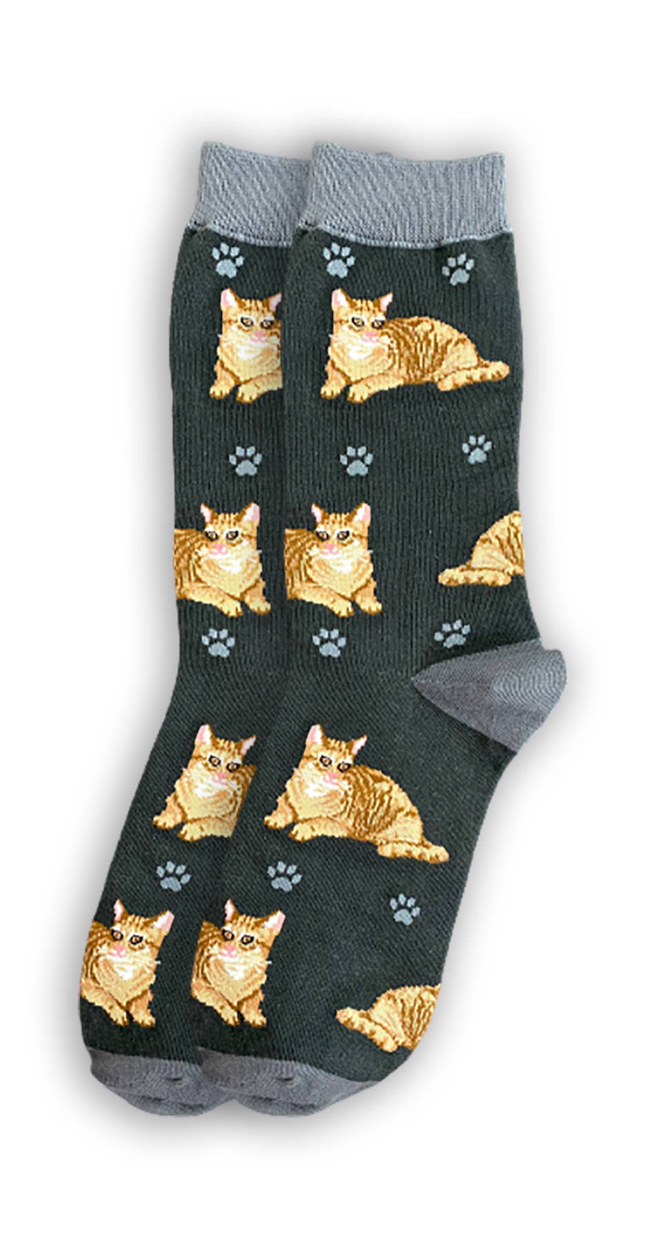 E&S Pets - Wholesale Socks - Unisex - Orange Tabby Cat Socks  - Unisex - Fun Novelty Dog Socks1