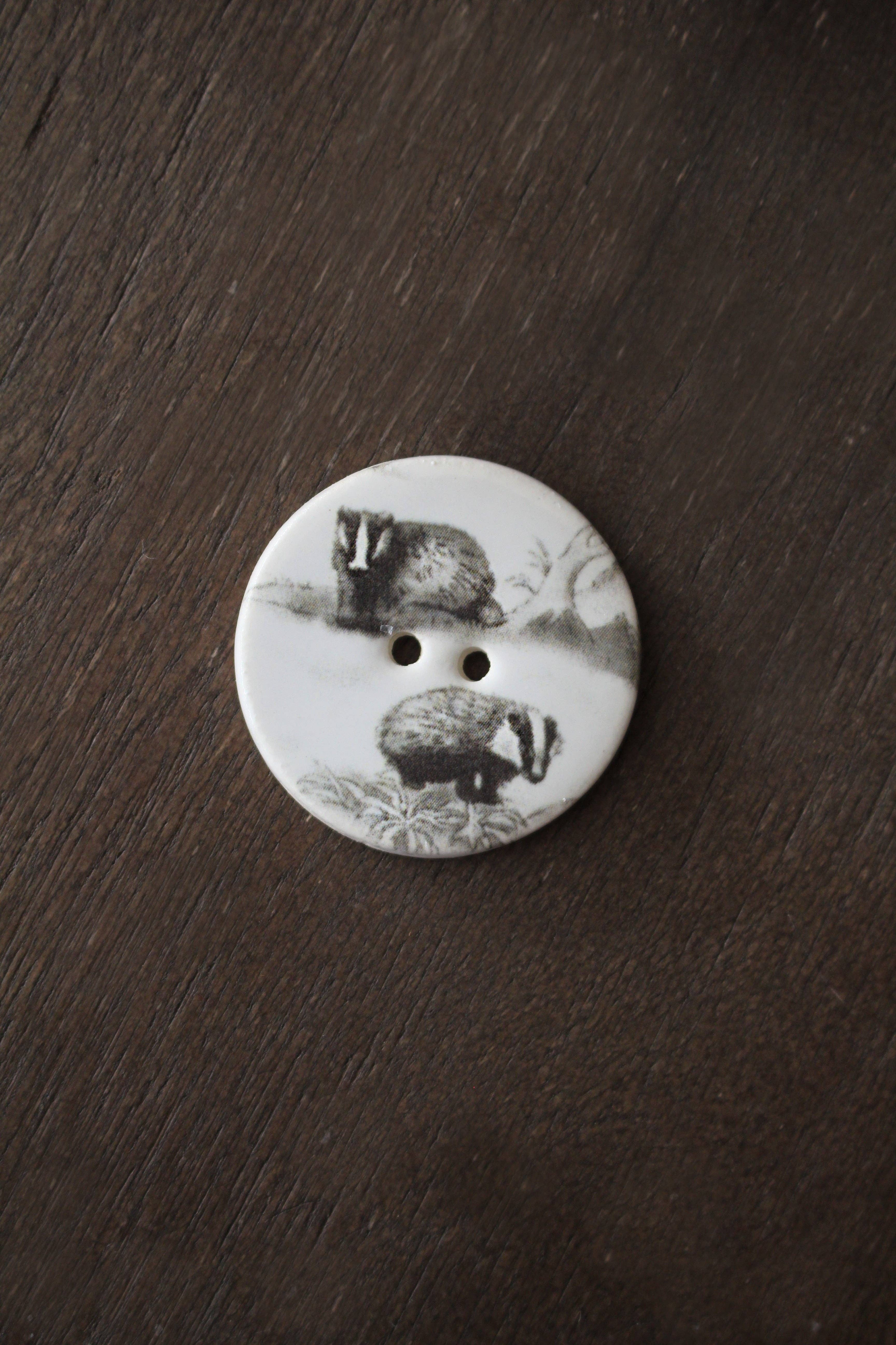 NNK Press - Wholesale Sewing Button/Snap - Woodland Animals Ceramic Buttons (Set of 10)3