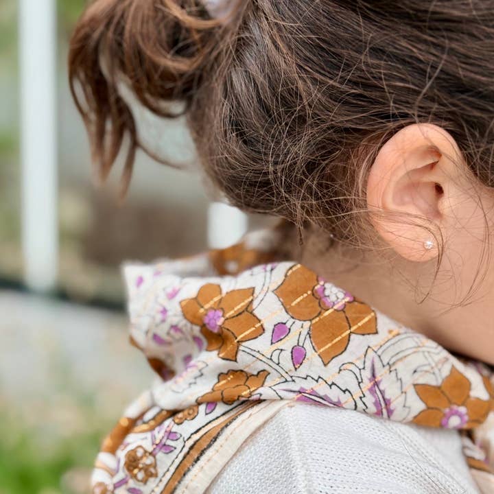 SO FAMILY - Wholesale Head Scarf - Women's - Camel Lurex Adult Scarf 100 cm2