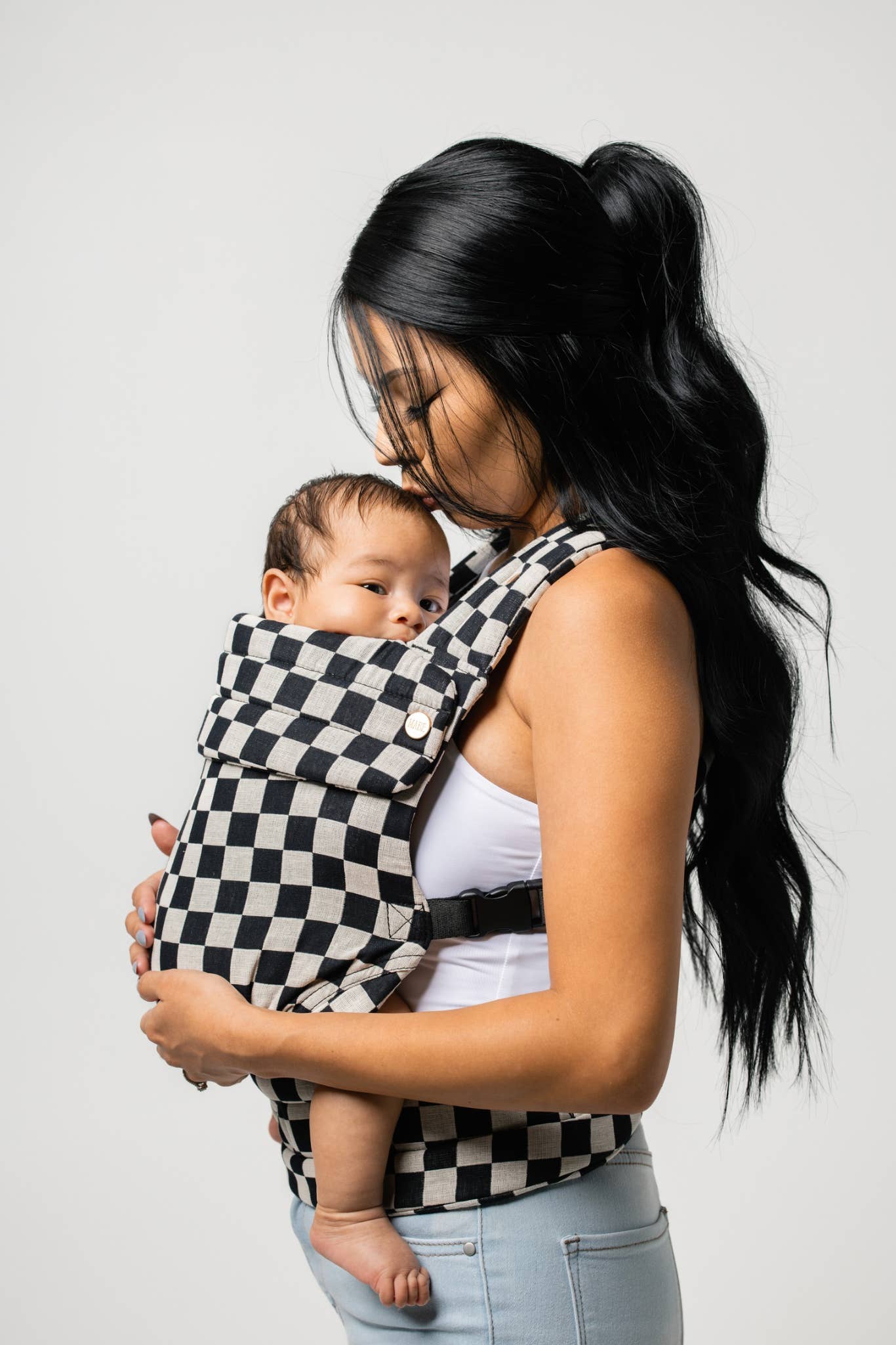Mabē Baby Carriers - Wholesale Baby Carrier - The Monarch Carrier - Ebony Check