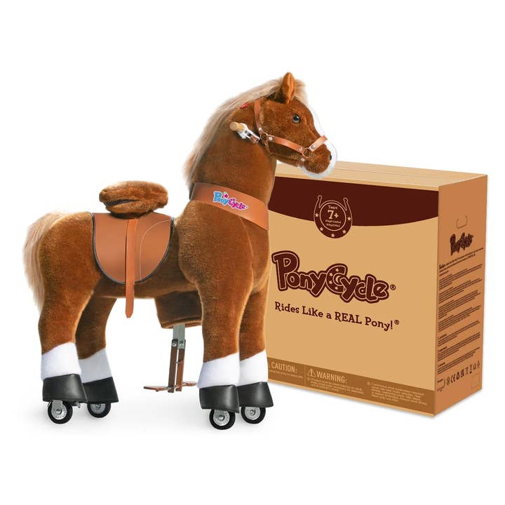 PonyCycle GmbH - Wholesale Rocking Horse - Kids - PonyCycle Ride-On Toy Brown Horse Plush Animal Kids Gift10