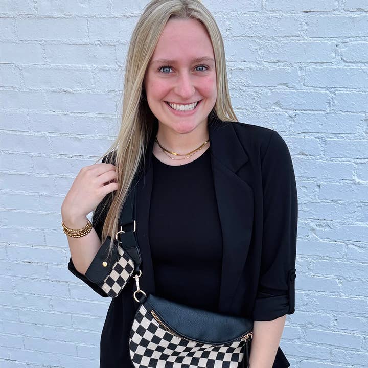 Kaydee Lynn LLC - Wholesale Belt Bag - Women's - Checkmate Bum Bags5