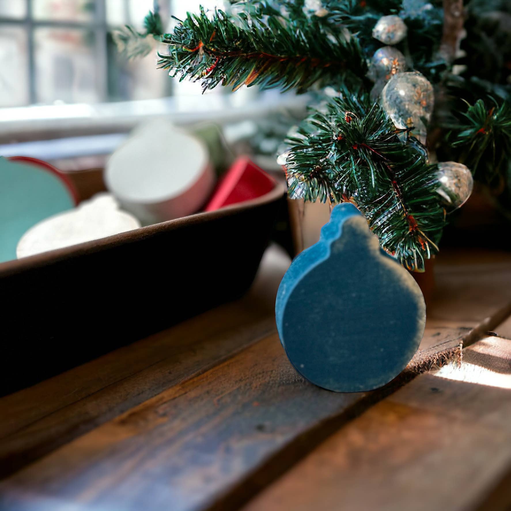 Inkwood Crafters - Wholesale Ornament - Primitive/Rustic Wood MINI Ornament Holiday Bowl Fillers4