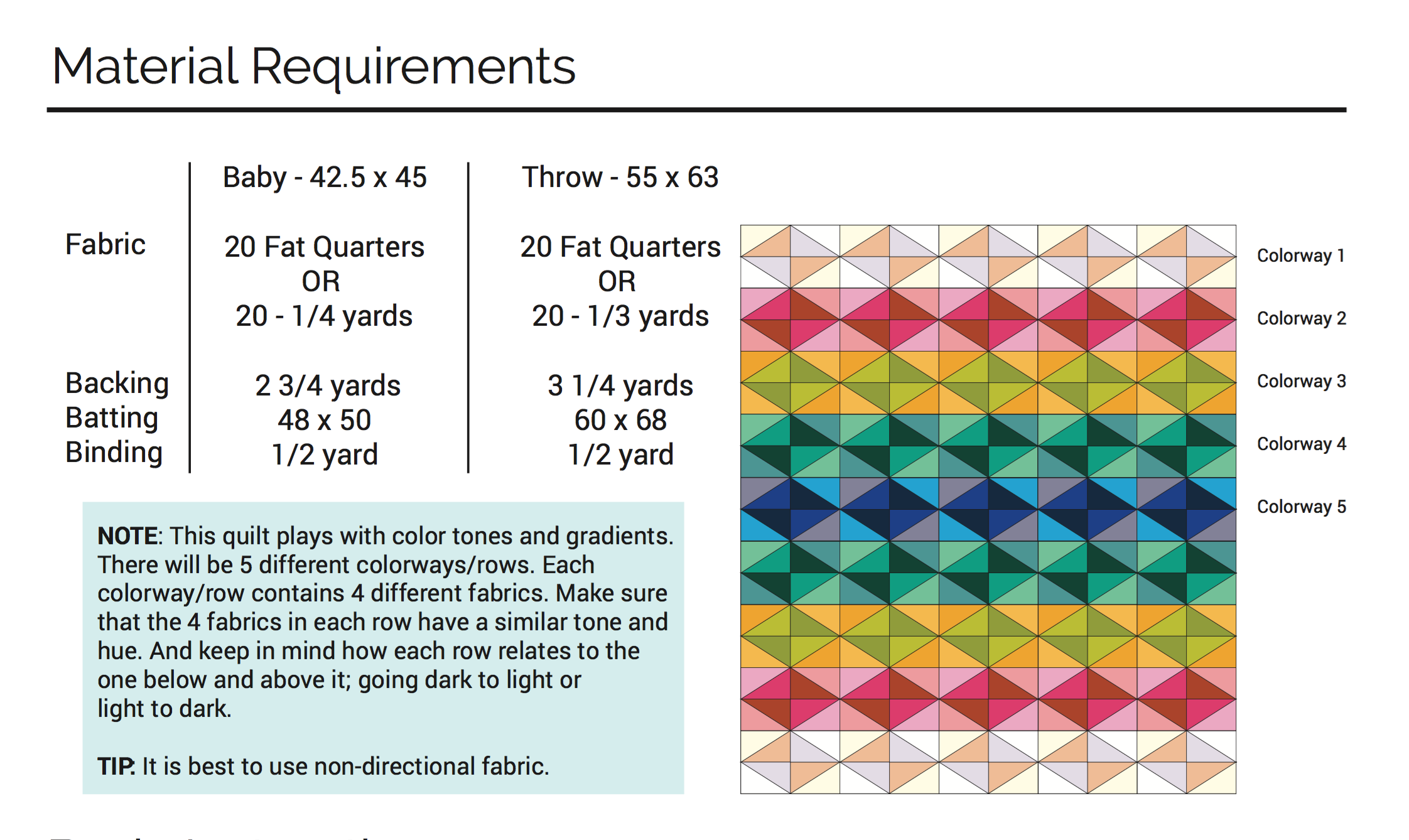 Then Came June - Wholesale Craft Sewing Kit - Dusk to Dawn Quilt Pattern - Printed2