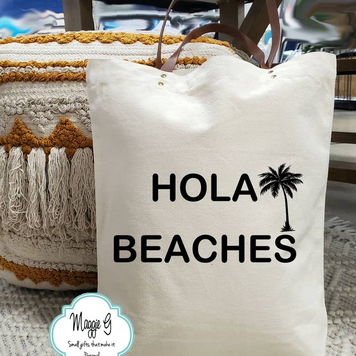 Maggie G - Venta al por mayor Bolsa de asa- Mujer - Bolsa de lona con asas de cuero, bolsa ecológica, reutilizable0