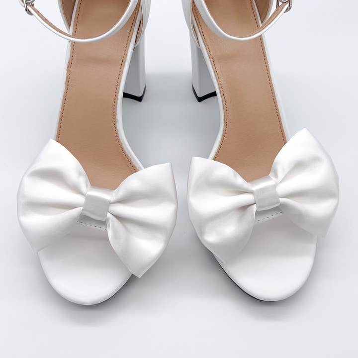 Satin Bow Shoe Clips | 5 Colors for wholesale by Melissa Velia