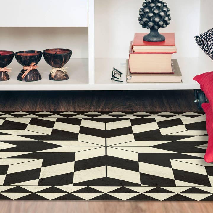 Carolina Creekhouse - Wholesale Door Mat - Lila FloorFlat | Black - Premium Vinyl Floor Mat3