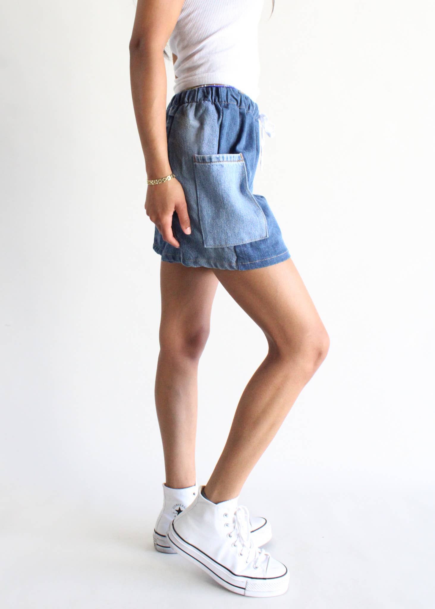 American Recycled Clothing - Wholesale Shorts - Women's - Denim Eco Short Bundle4