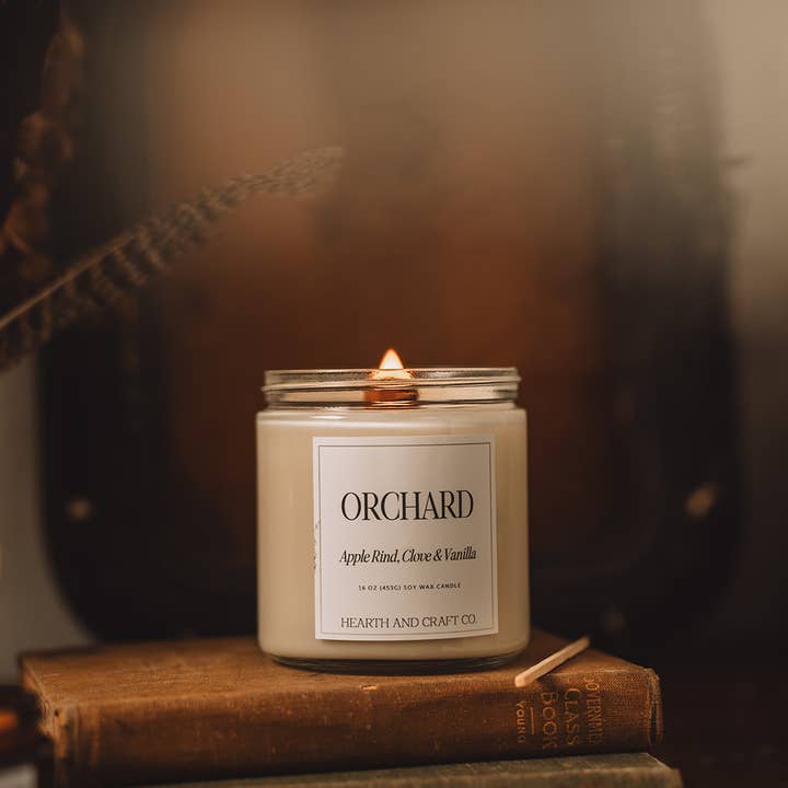 Hearth and Craft Candle Co. - Vente Bougie en bocal - VERGER0