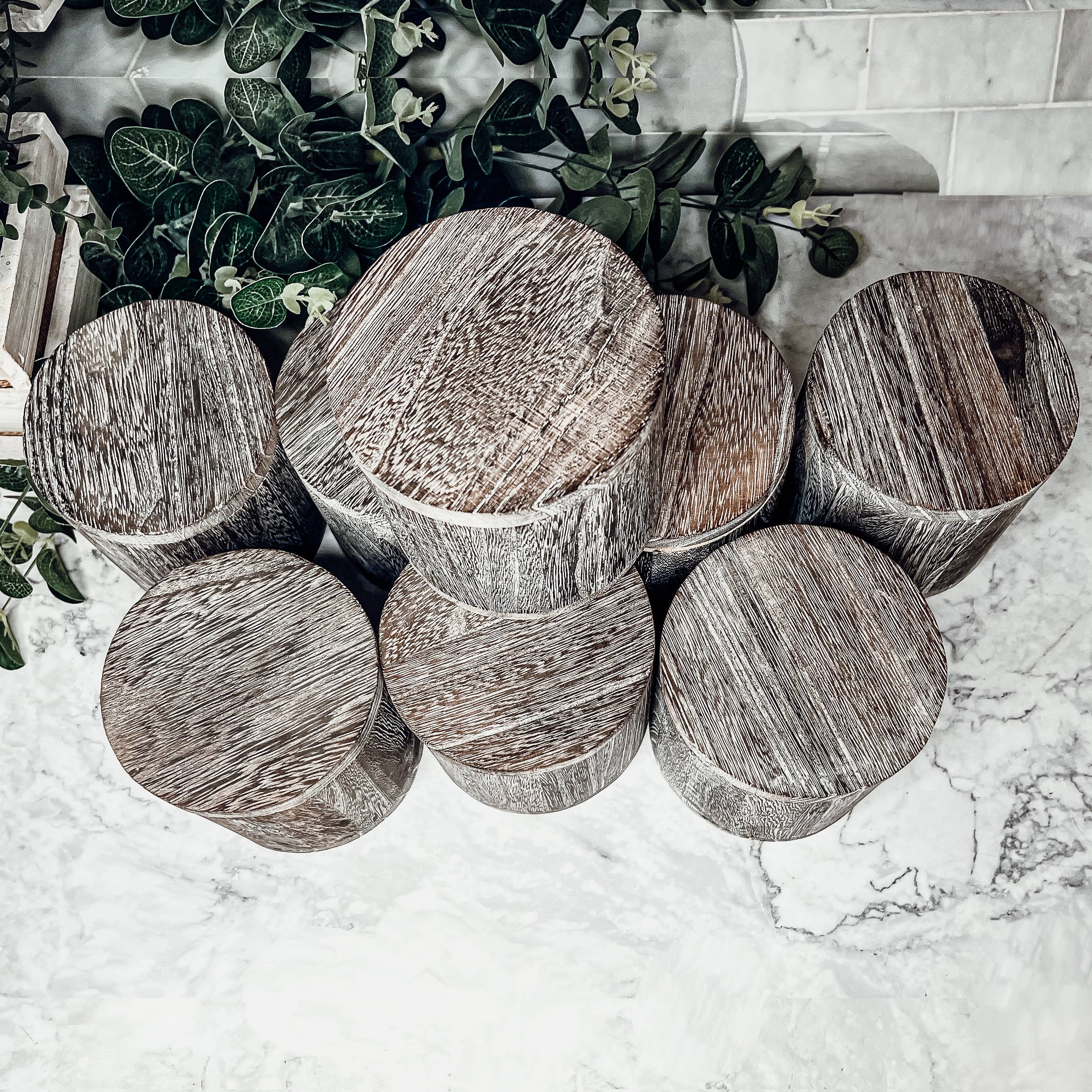 Gia Roma – wholesale Burkljus – Återanvändbar ljusvas i trä med lock, sojavax19