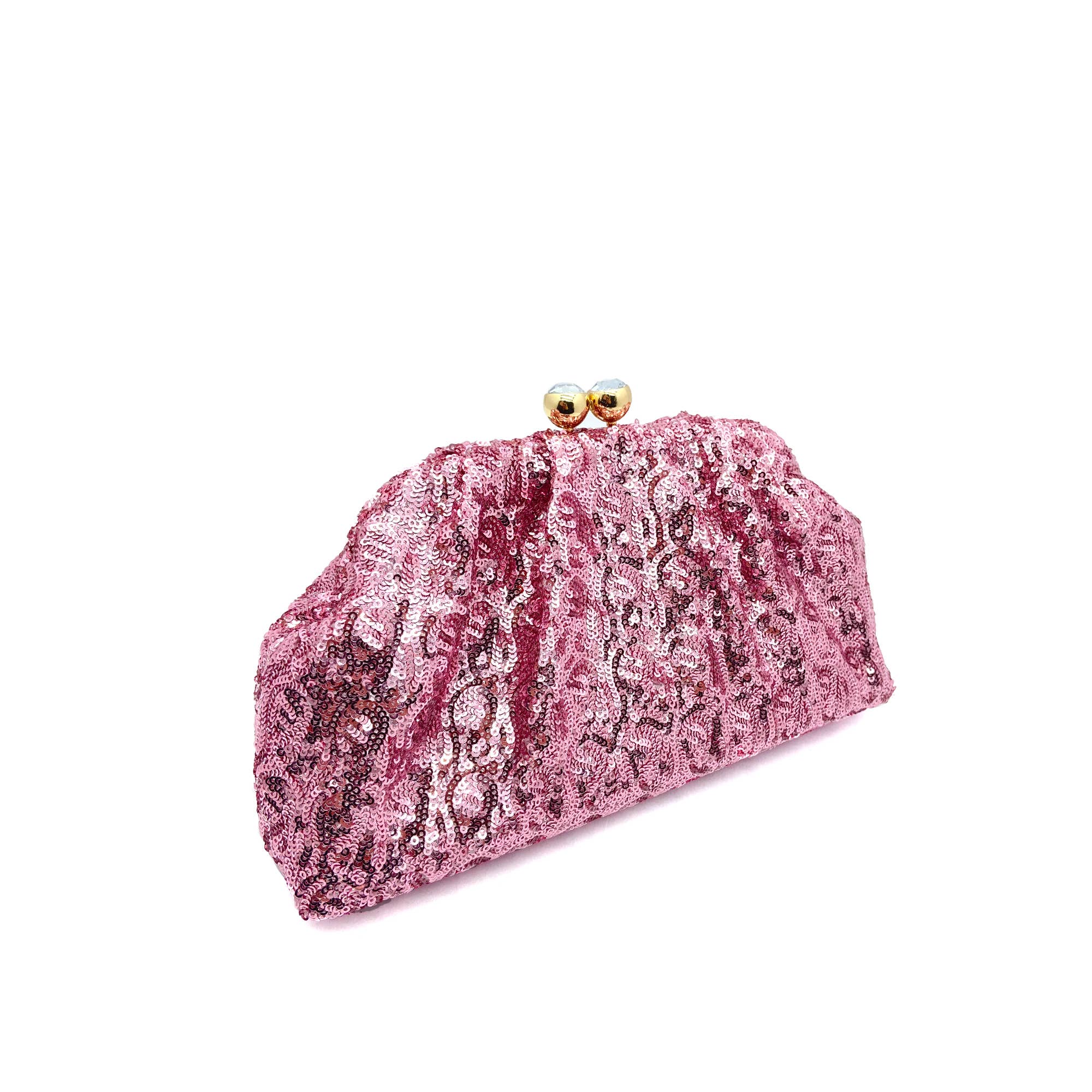 Belle Trading Ltd - Wholesale Clutch Bag - Women's - Rylee Sequin Pouch Clutch Bag with Chain1