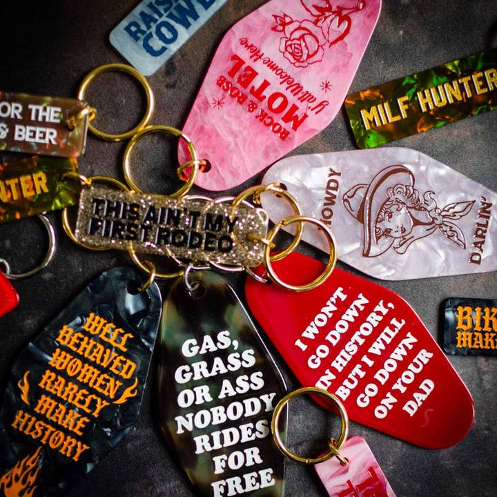 Rock And Rose Motel - Wholesale Keychain - Women's - Rock And Rose Motel Rose Keychain6