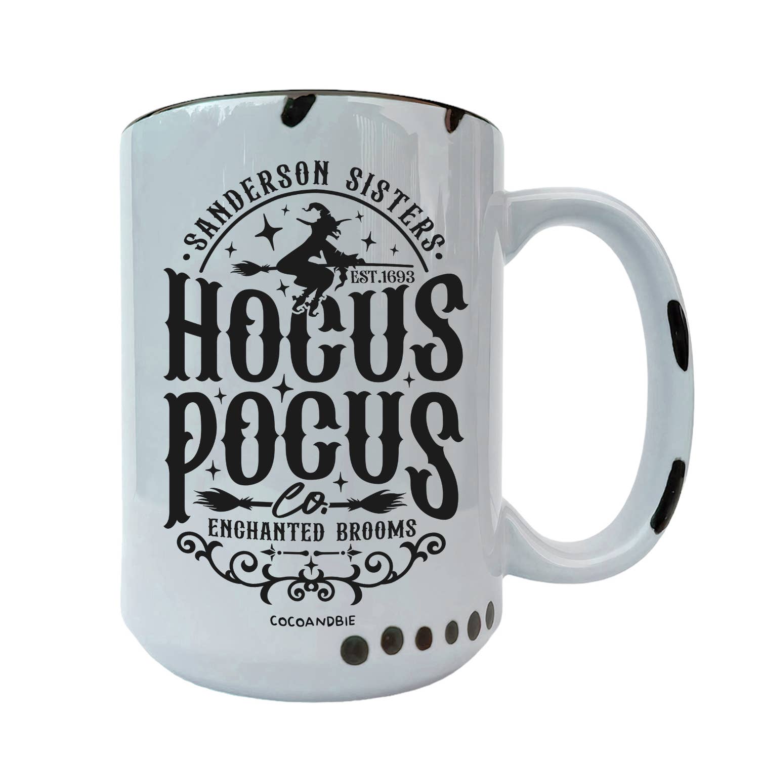 coco+bie designs - Wholesale Coffee Mug - Halloween Mug - Hocus Pocus, Sanderson Sisters, Witch Broom0