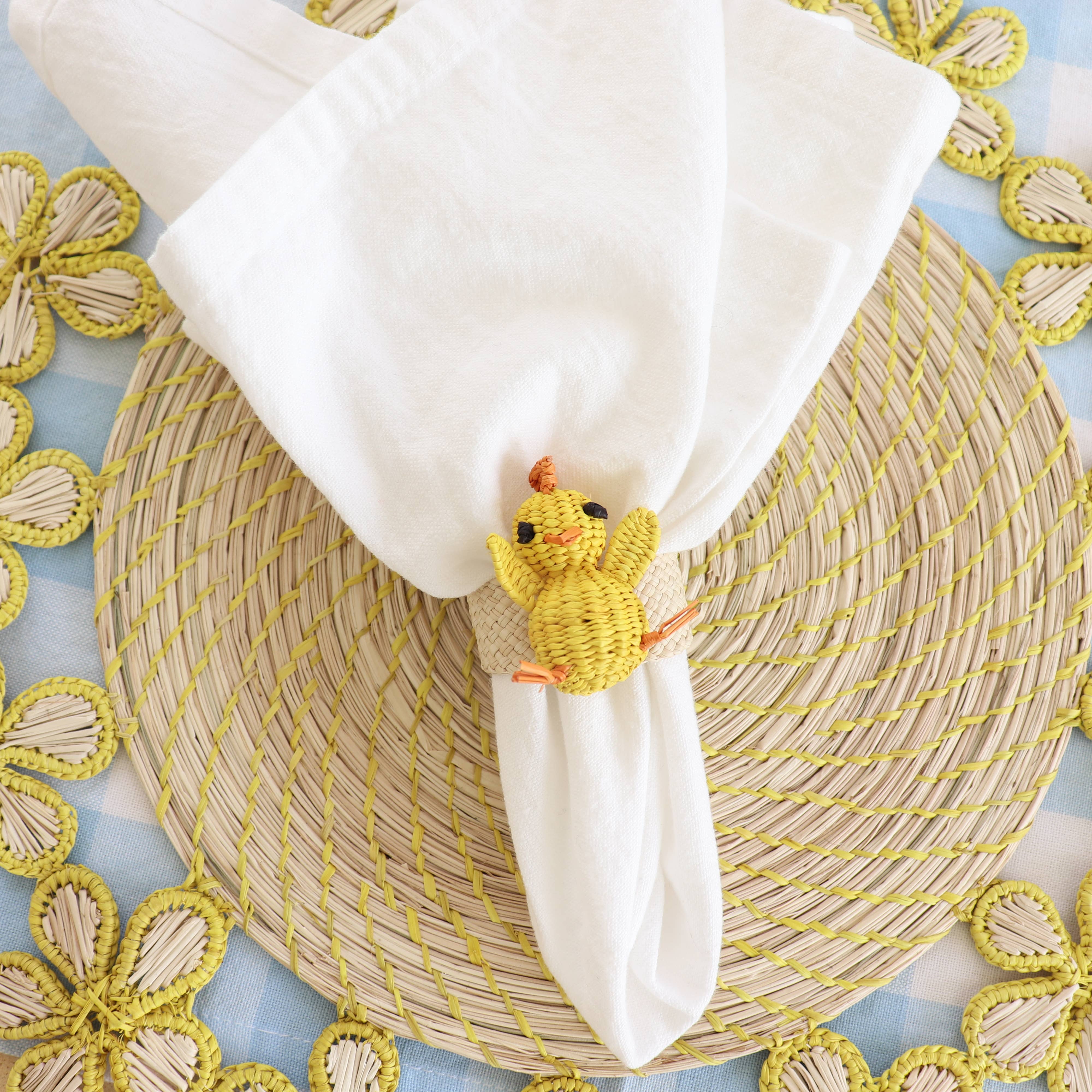 Klatso - Wholesale Placemat - Woven Flower Placemat2