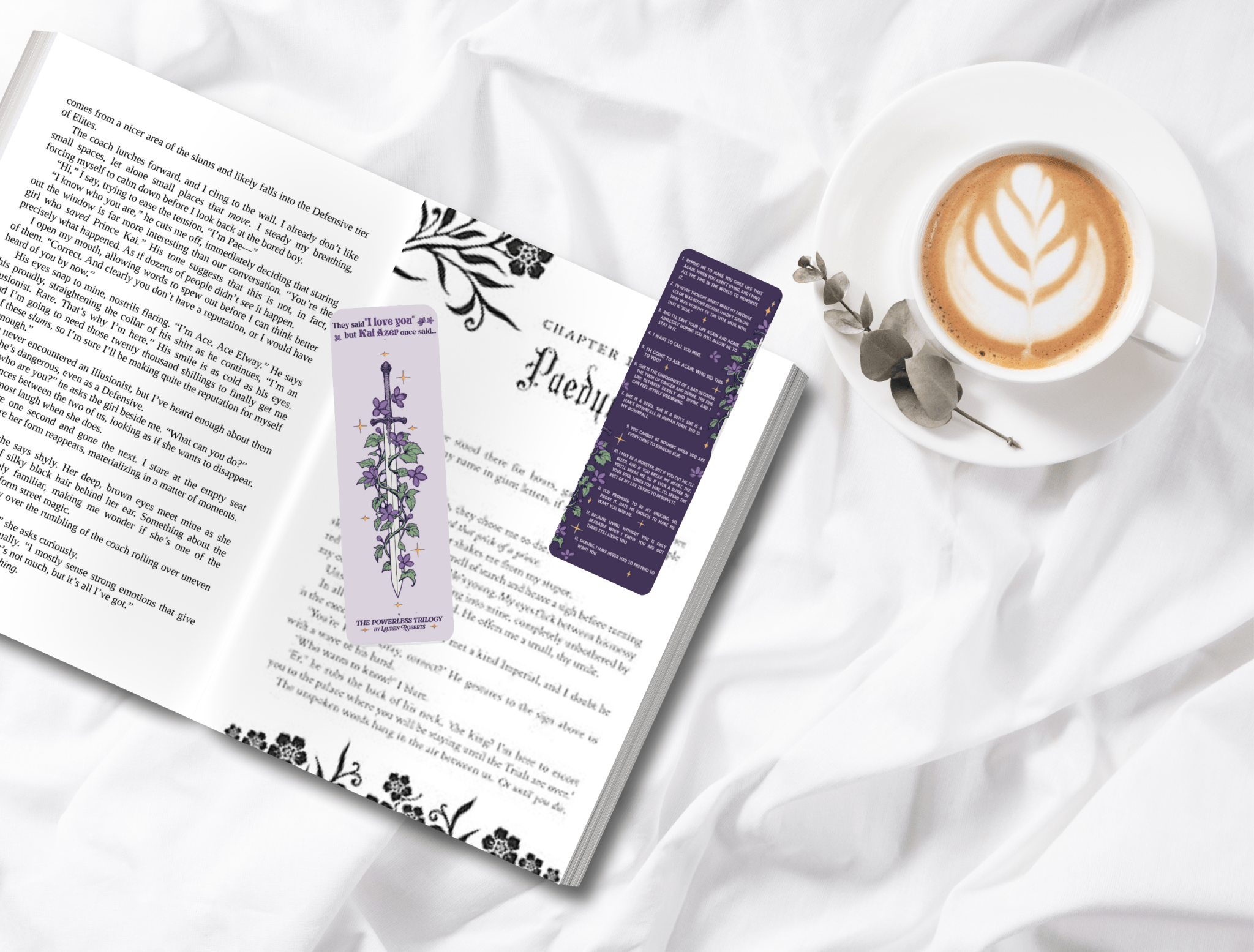 Awfullynerdy.co - Wholesale Bookmark - Powerless Kai Quotes inspired Dual-Sided Cardstock Bookmark1