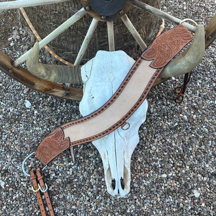 Brown Cow Puncher Tripping Collar for wholesale by Schulz Equine