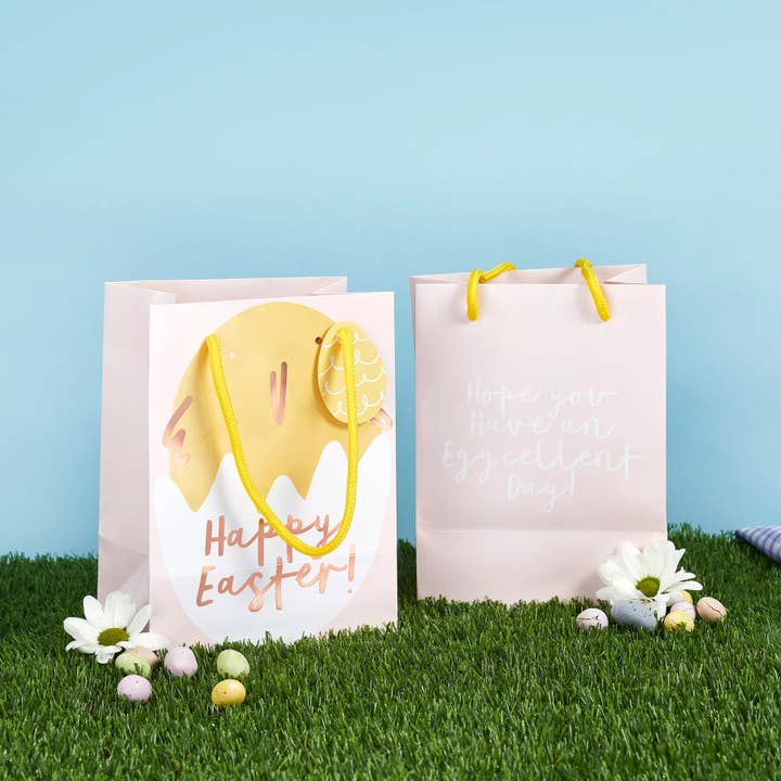 Happy Easter' Chick Geschenktüten, 5er-Pack für den Großhandel von Hootyballoo by Club Green