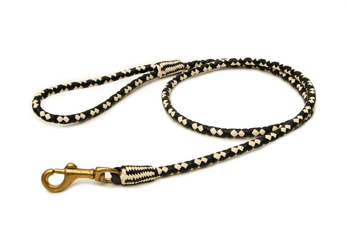 Alvalley - Wholesale Pet Leash - Dog - Braided Leather Snap Leads79