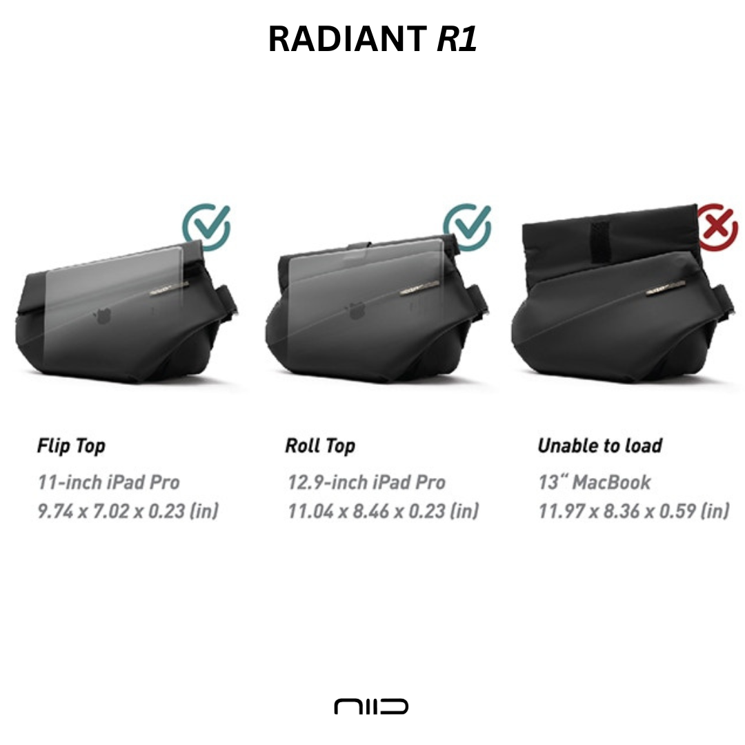 NIID - Wholesale Crossbodytas - Heren - NIID R1 draagtas voor in de stad11