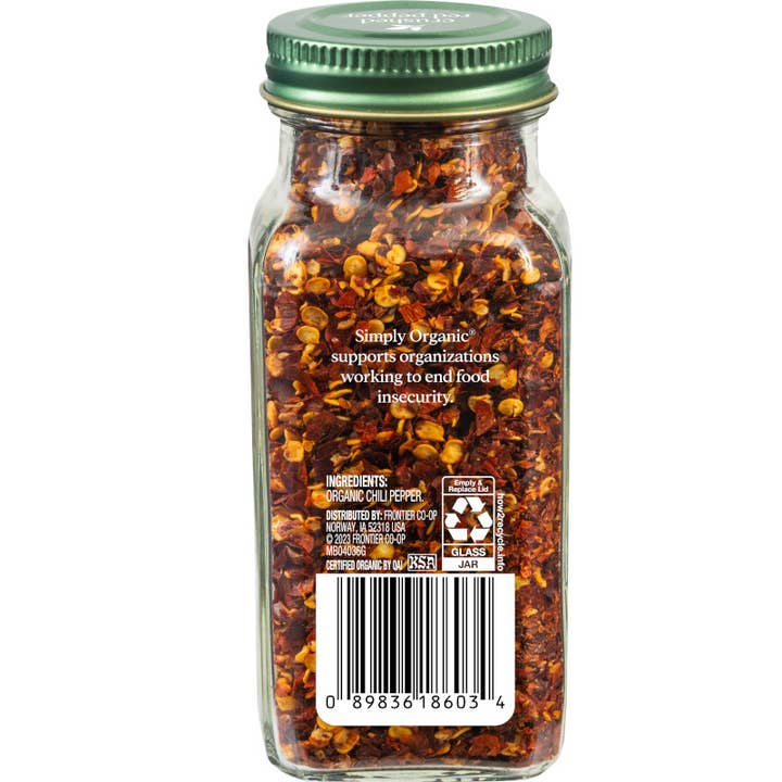 Simply Organic - Wholesale Dried Spice - Simply Organic Crushed Red Pepper, Certified Organic3