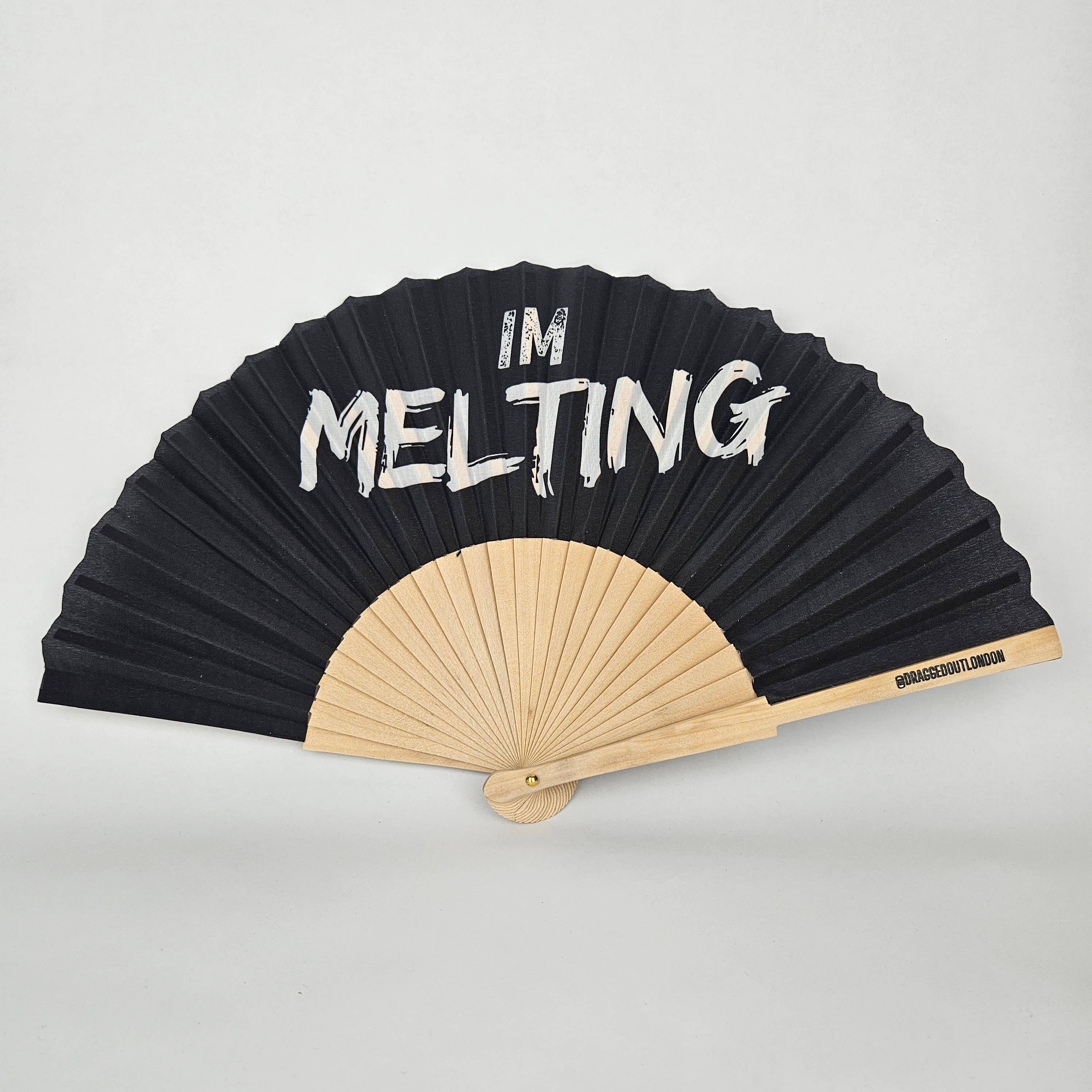 Dragged out - Wholesale Handheld Folding Fan - Small Folding Wood Hand Fan – Im Melting1