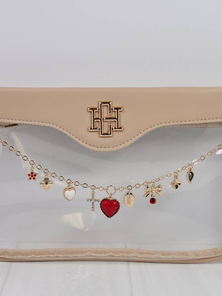 Avery Bag Chain CRIMSON WHITE for wholesale by Caroline Hill