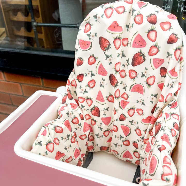Hochstuhlbezug Erdbeeren und Melonen🍉🍓– Kompatibel mit IKEA für den Großhandel von Création cocolyly inc.
