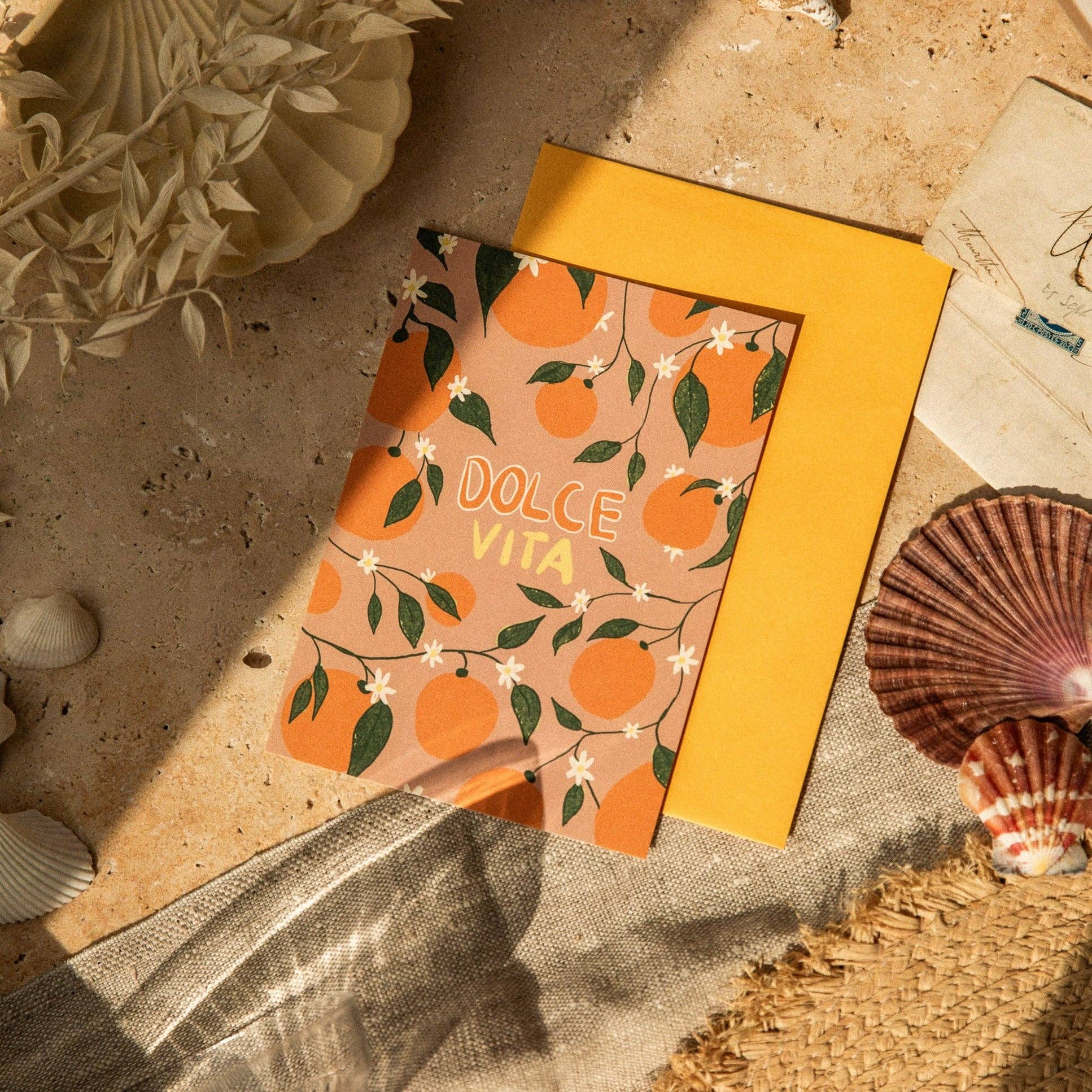 Studio Dolci - Wholesale Postcard - POSTCARD LA DOLCE VITA ORANGES1