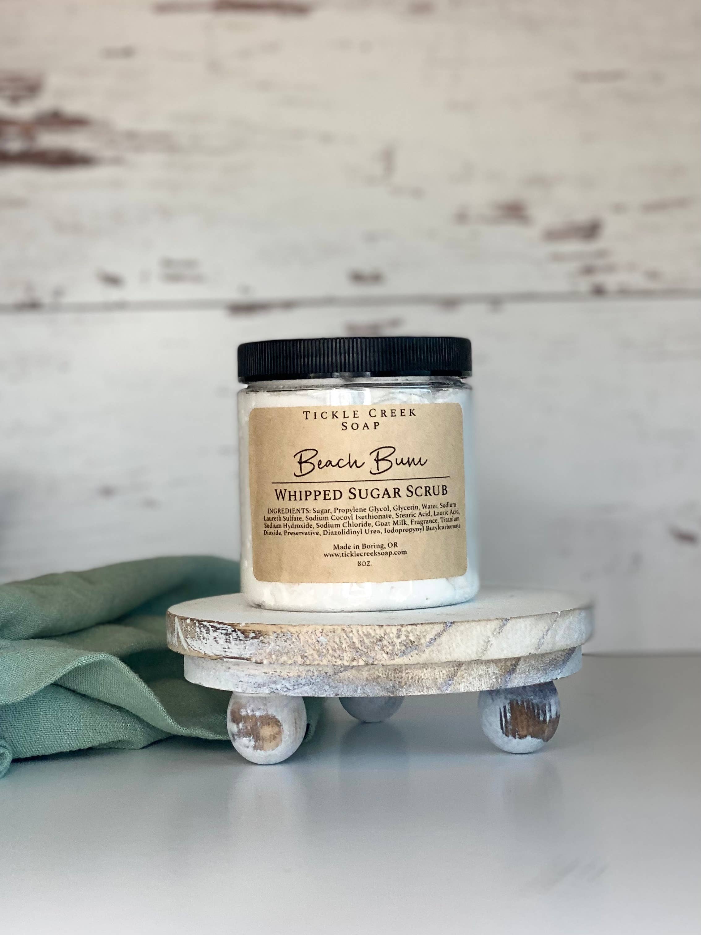 Tickle Creek Soap - Wholesale Body Scrub/Exfoliant - Whipped Sugar Scrub Beach Bum