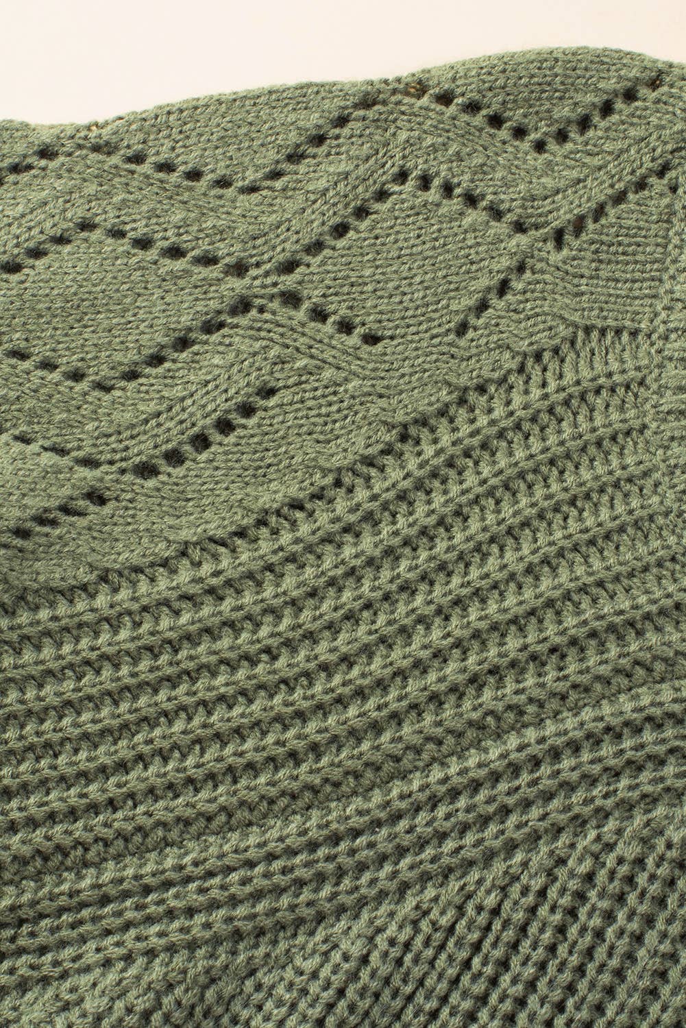 FULL TIME PURCHASE - Wholesale Knit Sweater - Women's - Hollow-out Puffy Sleeve Knit Sweater19