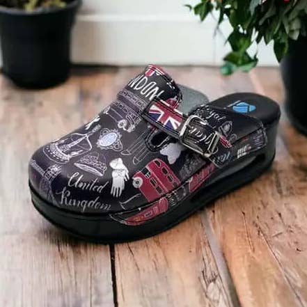 Chinelos de Couro London Design Air Clogx 224 por atacado de UKS UNITED KNACK SYSTEM LTD