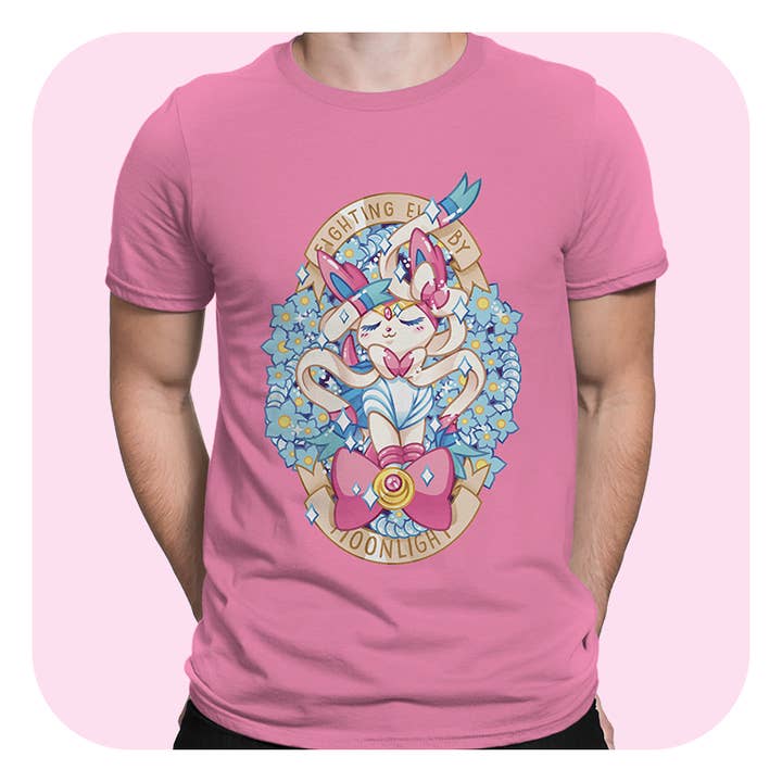 Sailor Sylveon T-Shirt for wholesale by Gilles Bone Illustrations