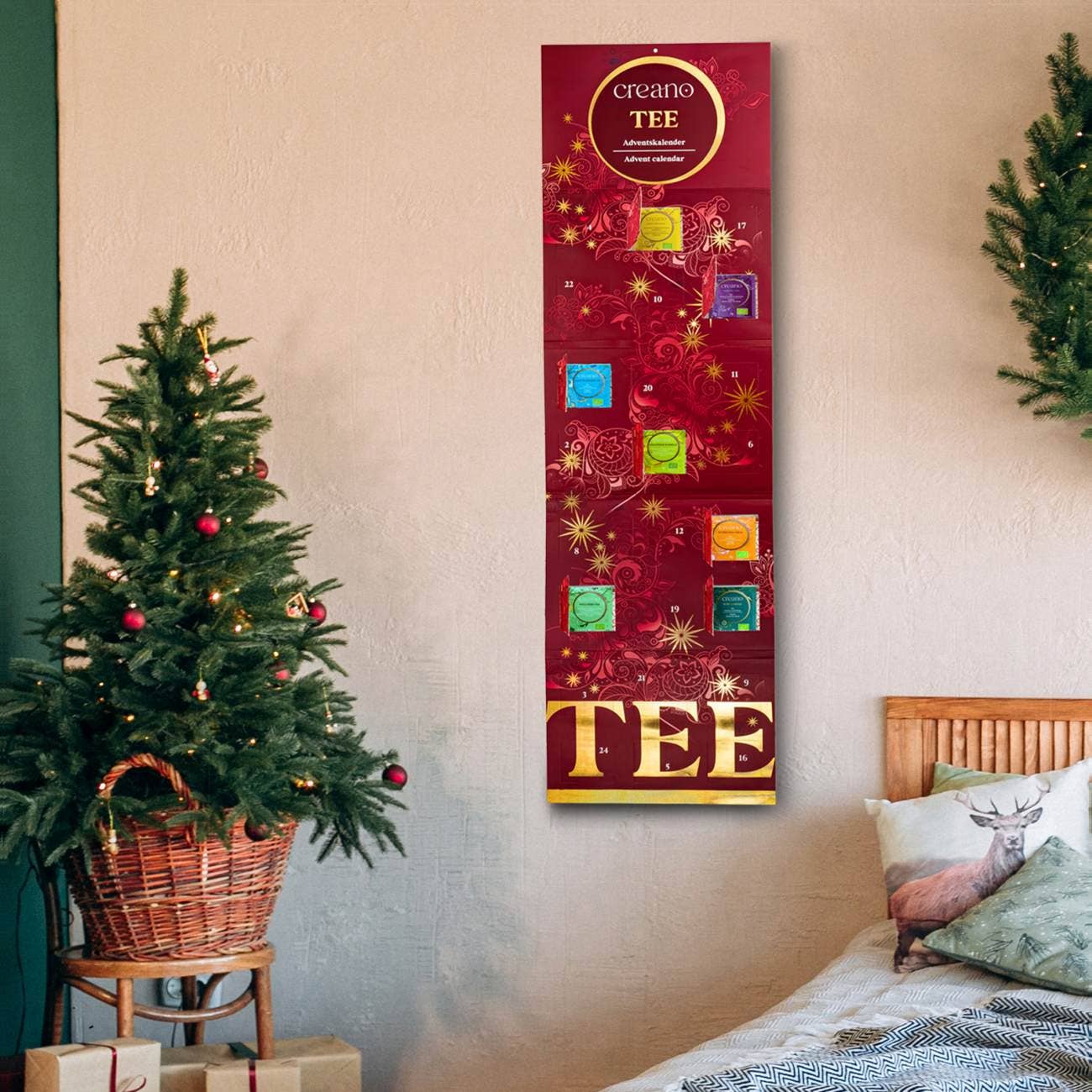Creano - Venta al por mayor Calendario de Adviento - Calendario de adviento con bolsas de té orgánico Creano6