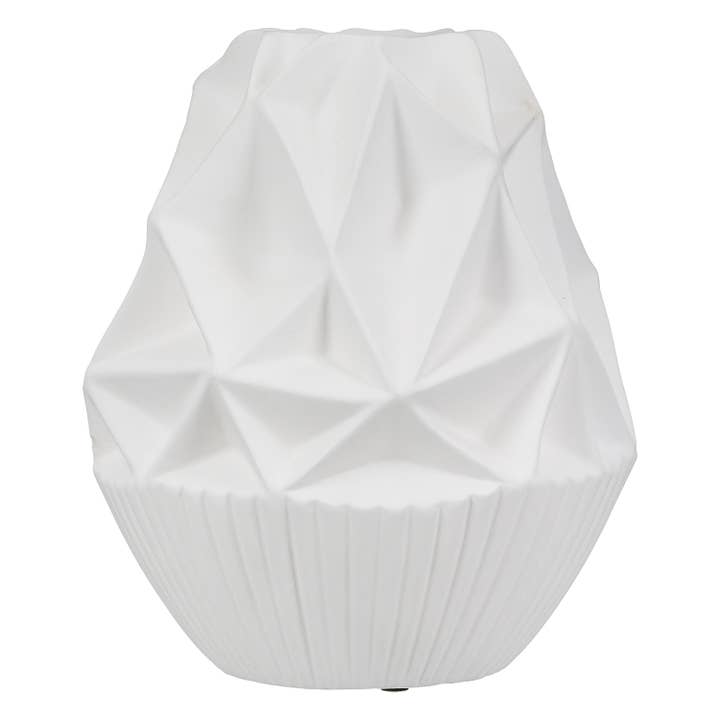 Vase "Pisa" white H. 24.5 cm, PU 2 for wholesale by Gilde Handwerk Macrander GmbH & Co. KG