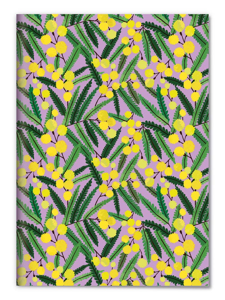 Carnet Mimosa A5 pour la vente par Brie Harrison Ltd