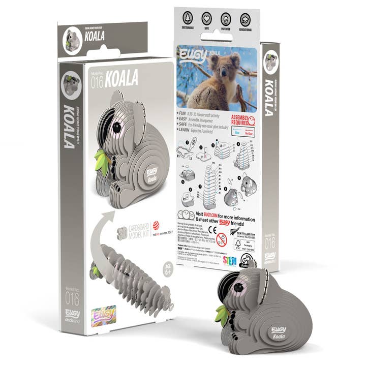 Safari Ltd. - Wholesale Puzzle - Kids - EUGY Koala 3D Puzzle