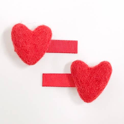 Heart Clips - Red for wholesale by Ryu + Mila