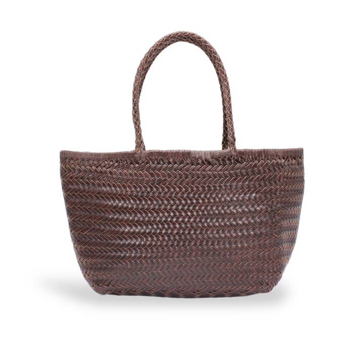 Sook Stainable - Wholesale Tote Bag - Women's - Lou - Handwoven Leather Tote Bag