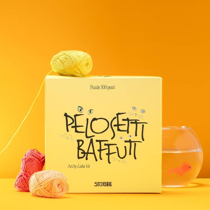 Sto Puzzle - Wholesale Puzzle - Adult - Pelosetti Baffuti - Cat Puzzle 500 Pieces - Luka Va1