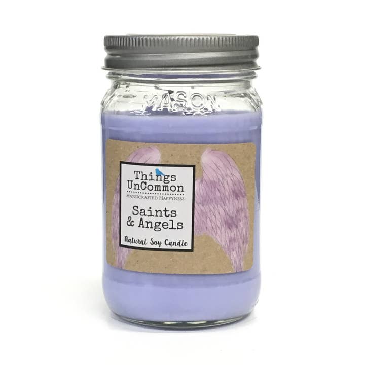 Vela moderna de soja Mason - Santos y Ángeles para venta al por mayor de Things UnCommon