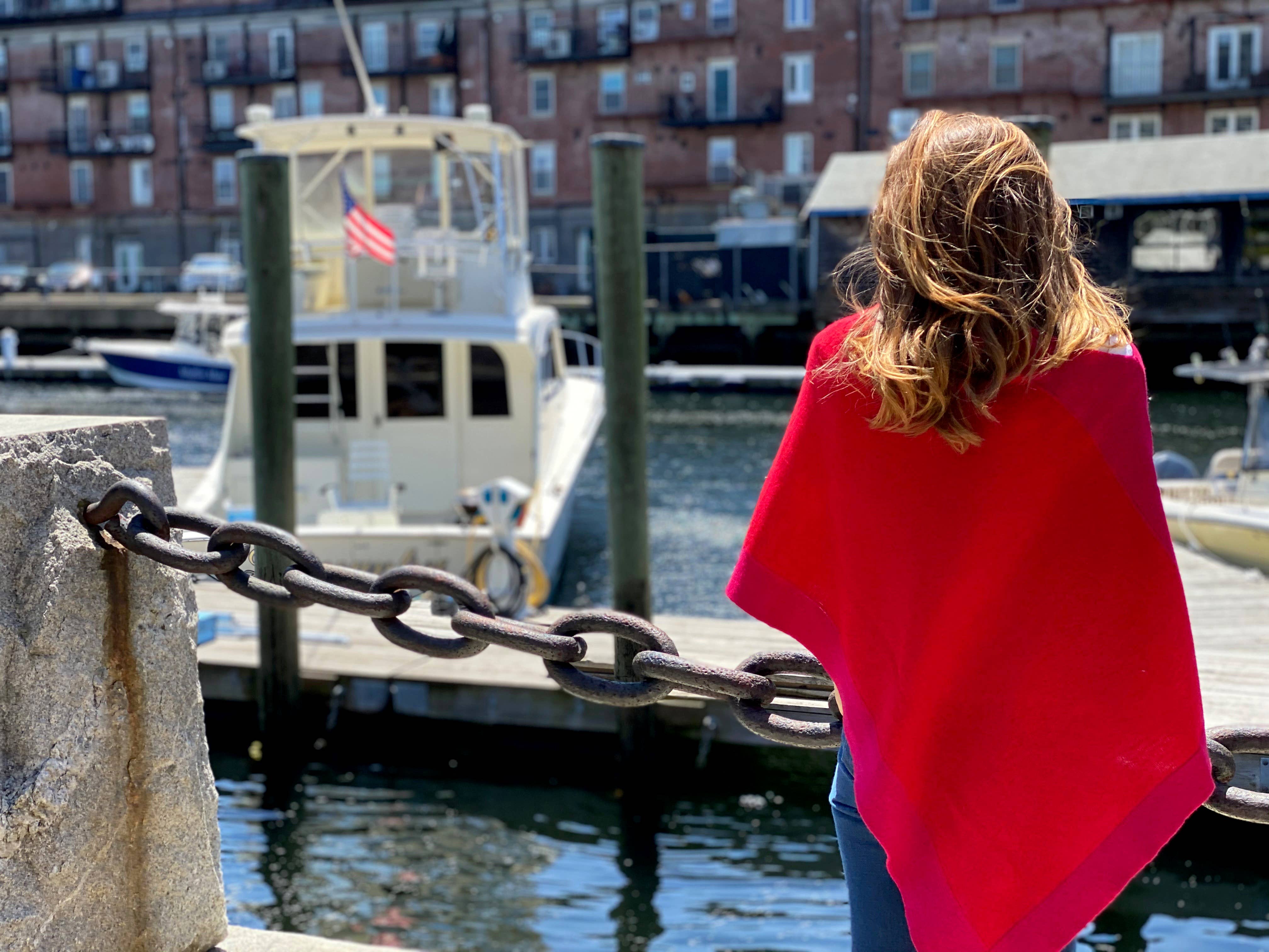 Margolis Pineo Italia - Wholesale Poncho - Women's - HOLIDAY HUES - 'EDGY' ROMA PONCHO - CASHMERE BLEND21