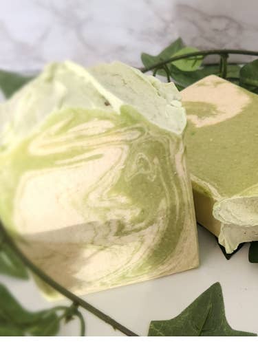 Mint Eucalyptus goat milk soap for wholesale by Muscadine Creek Creamery L.L.C